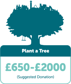 Plant a Tree: Suggested donation £500-£2000